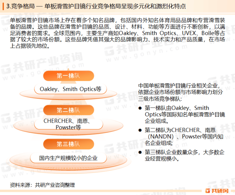 全球单板滑雪护目镜市场调查与投资战略报告(图5)