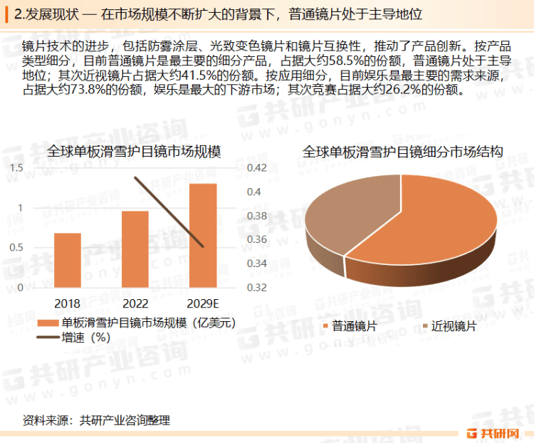 全球单板滑雪护目镜市场调查与投资战略报告(图4)